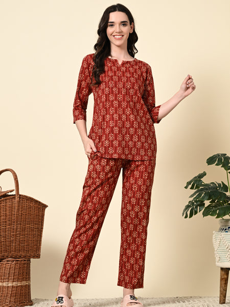 Ichaa Pure Cotton Night Suit