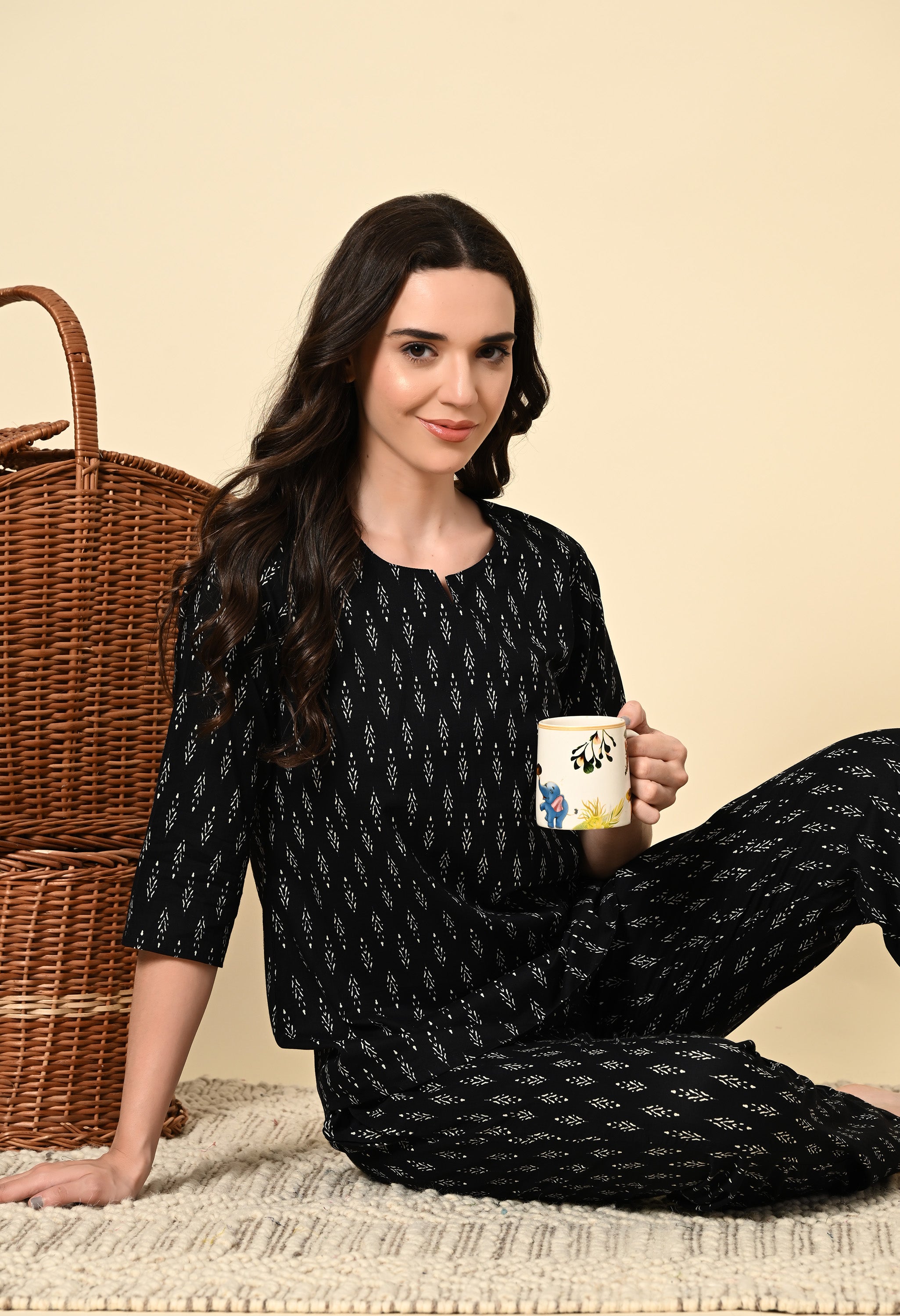 Ichaa Pure Cotton Night Suit – ICHAA JAIPUR