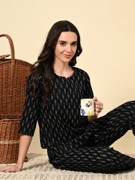 Ichaa Pure Cotton Night Suit