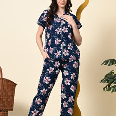 Premium Rayon Printed Night Suit