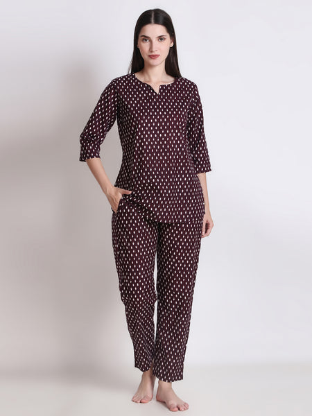 Ichaa Pure Cotton Night Suit