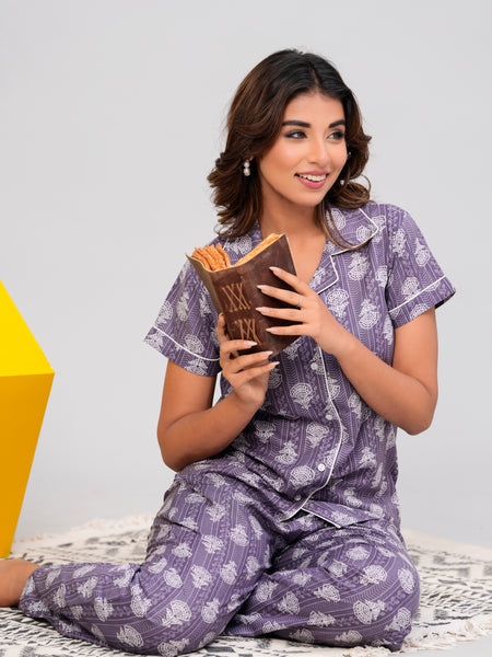 Ichaa Pure Cotton Night Suit