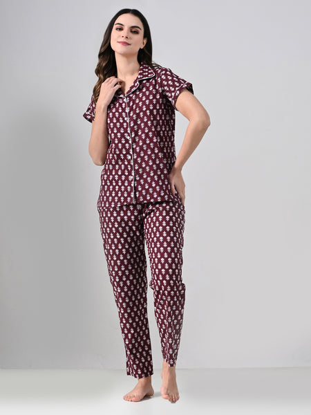 Ichaa Pure Cotton Night Suit