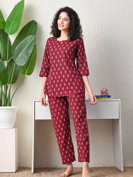 Ichaa Pure Cotton Night Suit