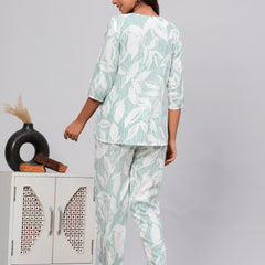 Premium Rayon Printed Night Suit