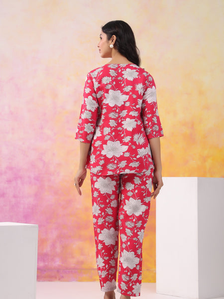 Premium Rayon Printed Night Suit