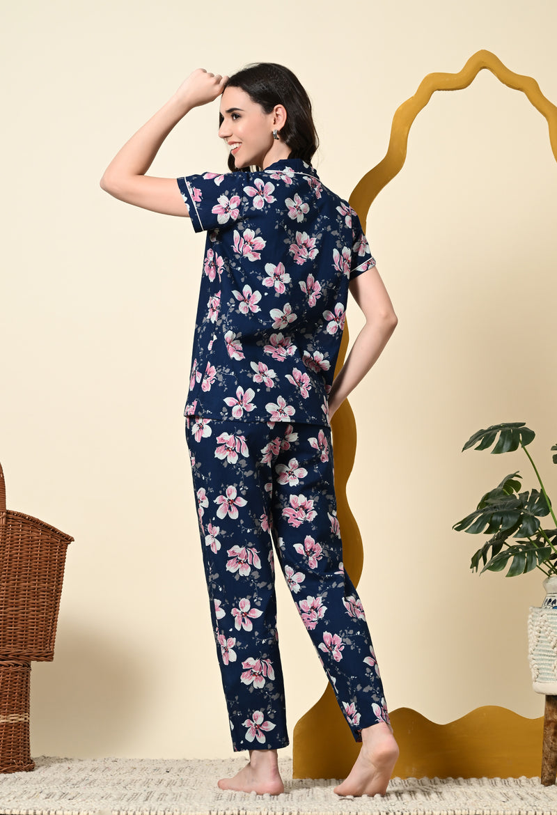 Premium Rayon Printed Night Suit