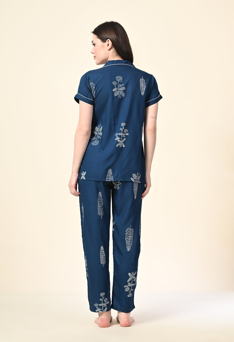 Premium Rayon Printed Night Suit