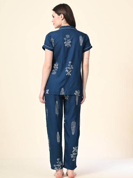 Premium Rayon Printed Night Suit