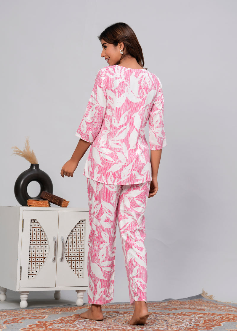 Premium Rayon Printed Night Suit