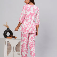 Premium Rayon Printed Night Suit