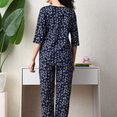 Premium Rayon Printed Night Suit