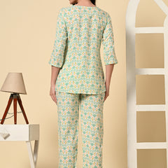 Premium Rayon Printed Night Suit