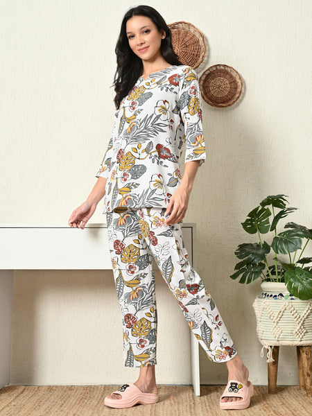 Premium Rayon Printed Night Suit