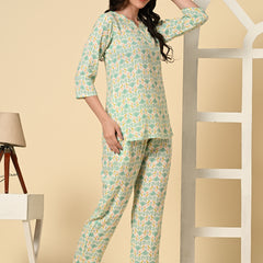 Premium Rayon Printed Night Suit