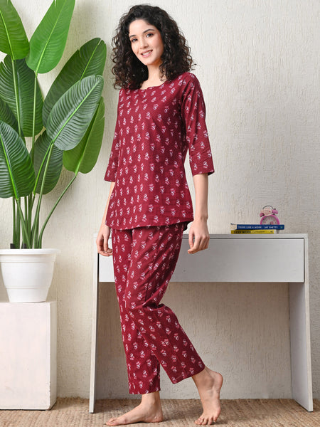 Ichaa Pure Cotton Night Suit