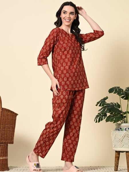 Ichaa Pure Cotton Night Suit
