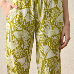 Ichaa Premium Rayon LoungeWear Set- Lime