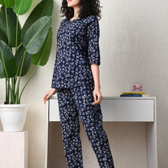 Premium Rayon Printed Night Suit
