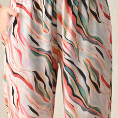 Ichaa Premium Rayon LoungeWear Set- Multicolor