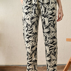 Ichaa Premium Rayon LoungeWear Set- Black