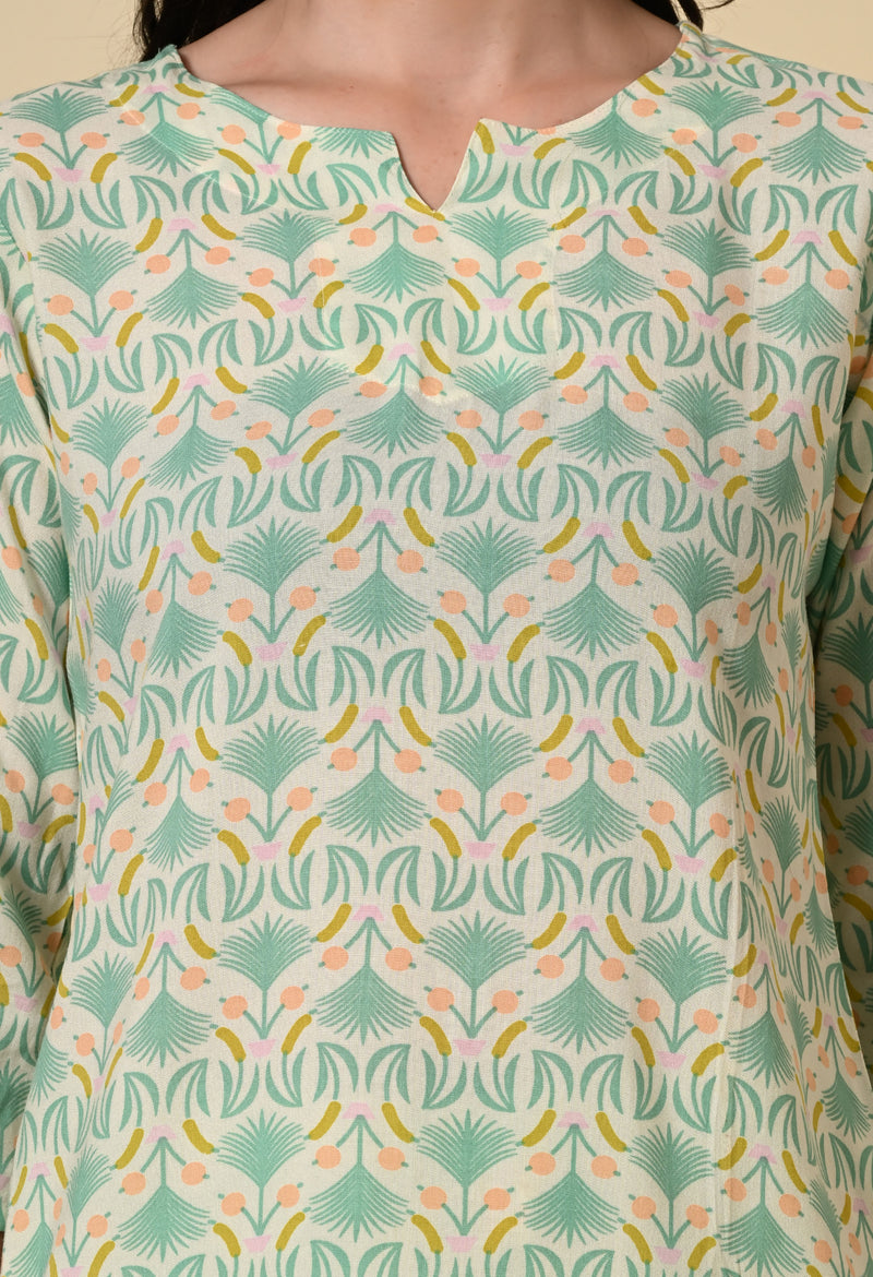 Premium Rayon Printed Night Suit