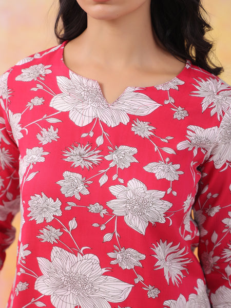 Premium Rayon Printed Night Suit