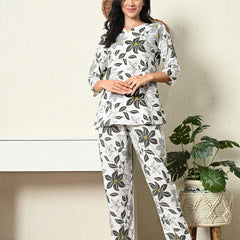 Premium Rayon Printed Night Suit