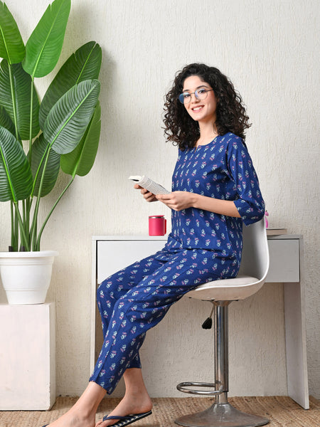 Ichaa Pure Cotton Night Suit