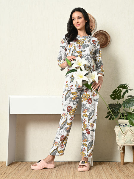 Premium Rayon Printed Night Suit