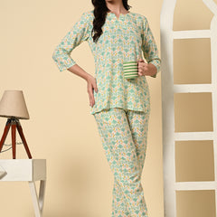 Premium Rayon Printed Night Suit