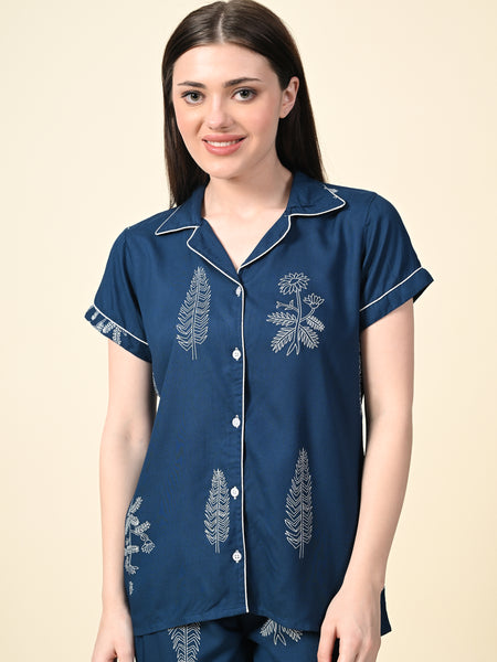 Premium Rayon Printed Night Suit