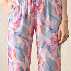 Ichaa Premium Rayon LoungeWear Set- Multicolor