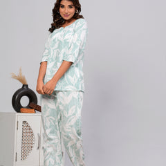 Premium Rayon Printed Night Suit