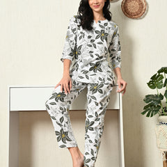 Premium Rayon Printed Night Suit