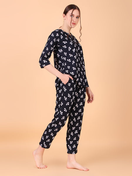 Premium Rayon Printed Night Suit