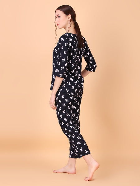 Premium Rayon Printed Night Suit