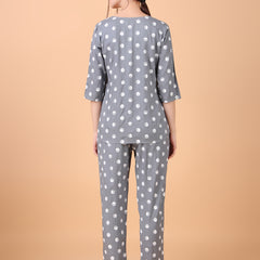 Premium Rayon Printed Night Suit