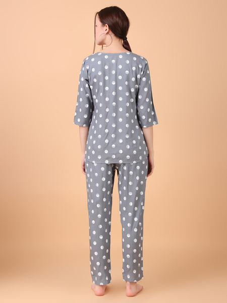 Premium Rayon Printed Night Suit