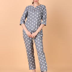 Premium Rayon Printed Night Suit