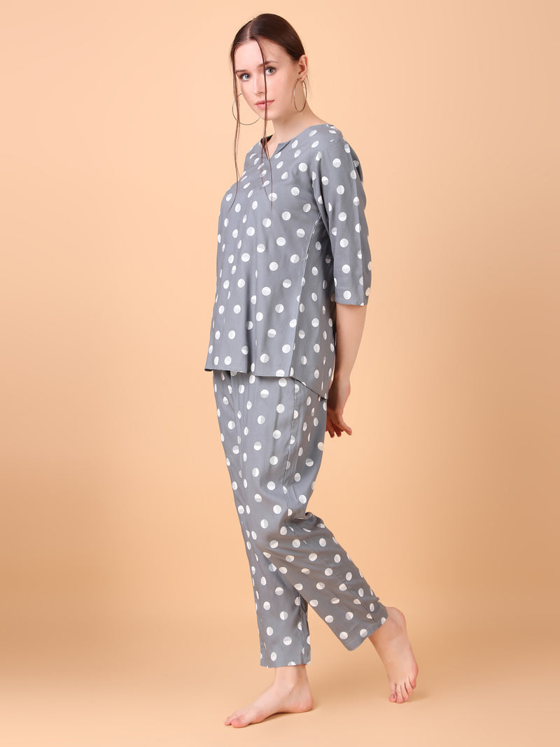 Premium Rayon Printed Night Suit
