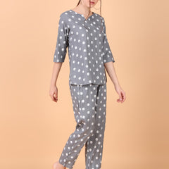 Premium Rayon Printed Night Suit