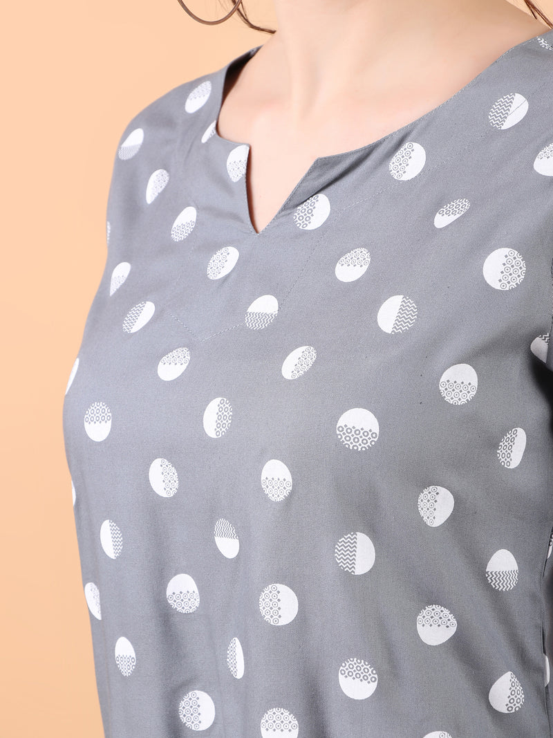 Premium Rayon Printed Night Suit