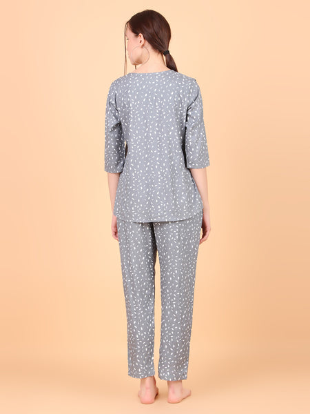Premium Rayon Printed Night Suit