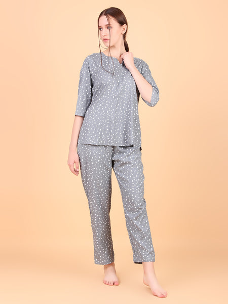 Premium Rayon Printed Night Suit
