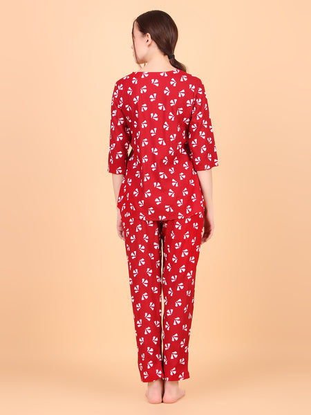 Premium Rayon Printed Night Suit