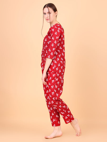 Premium Rayon Printed Night Suit