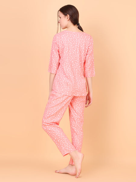 Premium Rayon Printed Night Suit