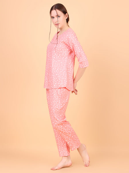 Premium Rayon Printed Night Suit