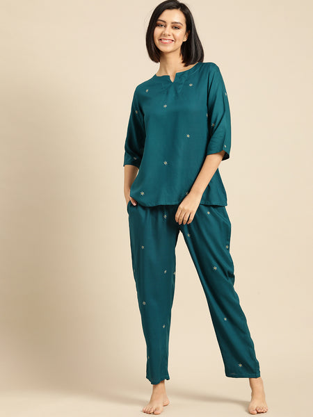Premium Rayon Printed Night Suit
